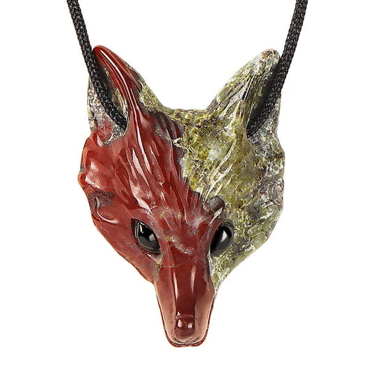 1.6" Crystal Fox Pendant SmqartCrystal