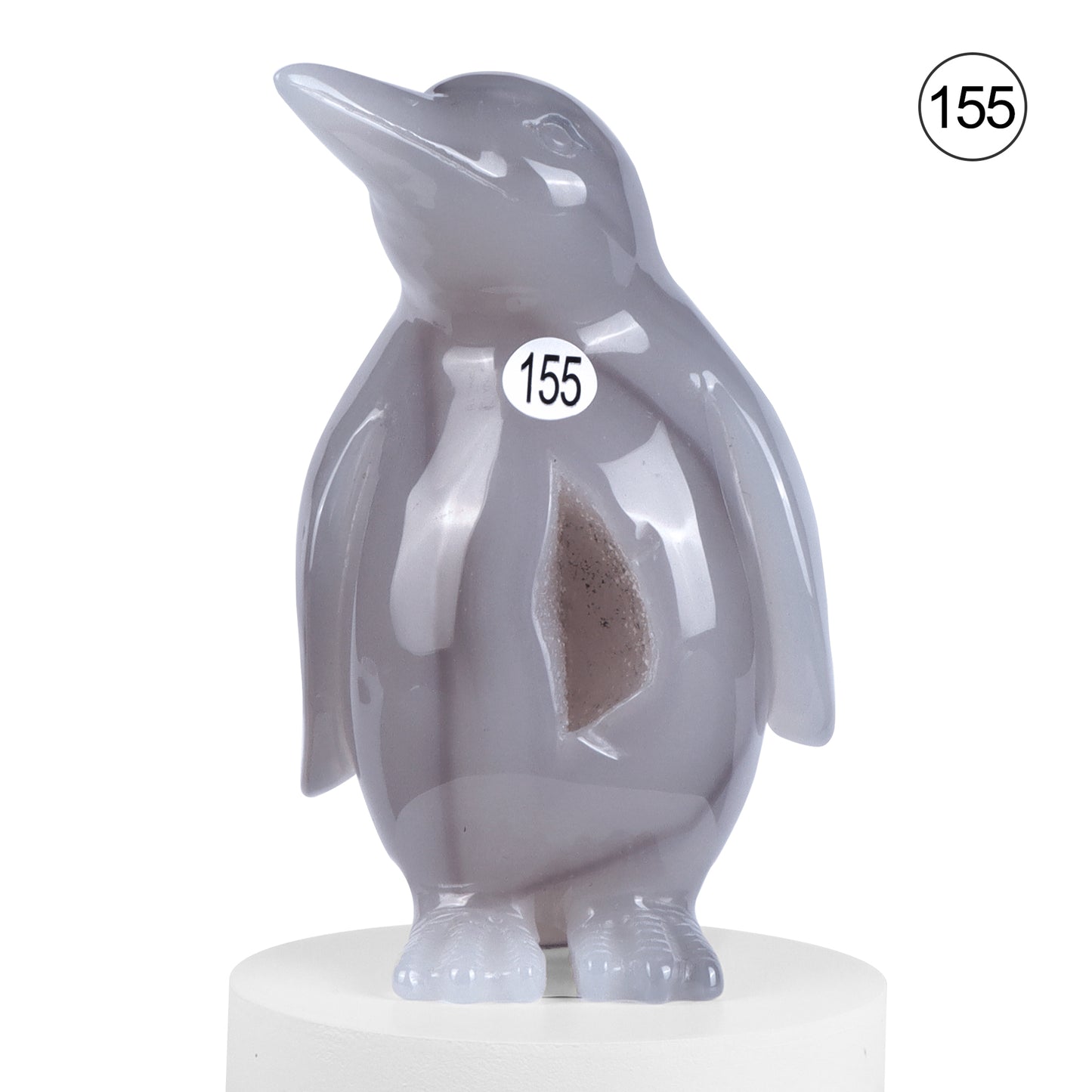 🐧Crystal Penguin Carved Ornament🐧