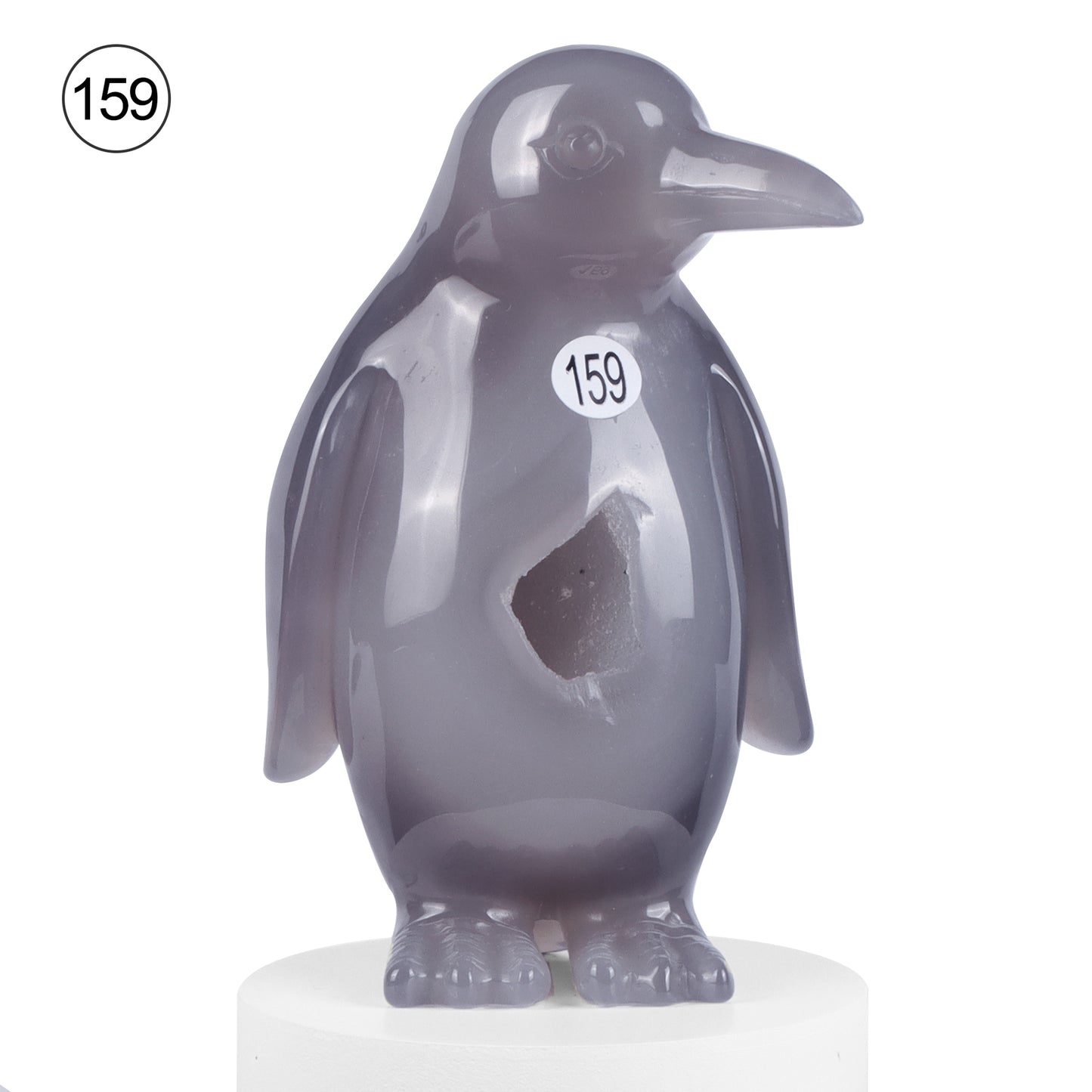 🐧Crystal Penguin Carved Ornament🐧