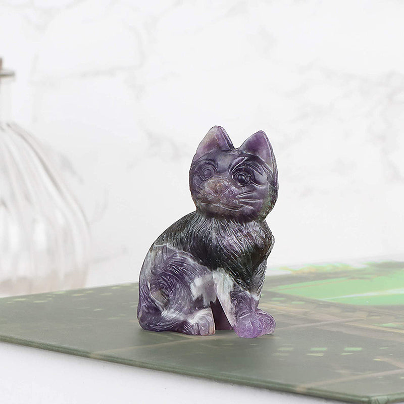 2" Crystal Cat Figurines SmqartCrystal