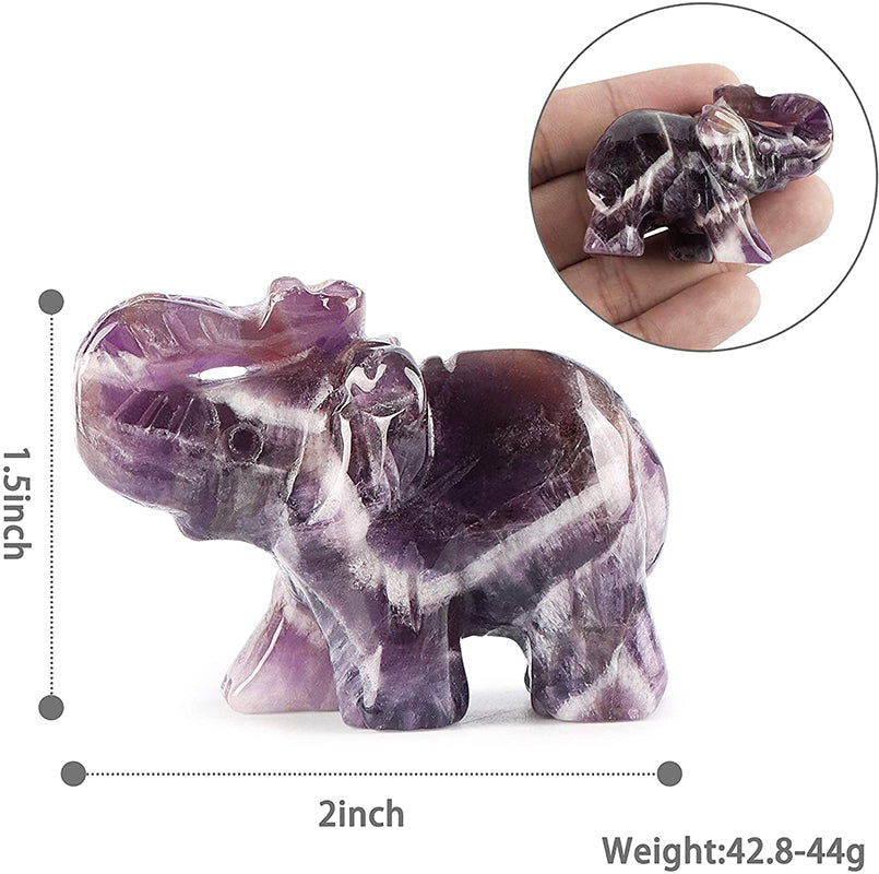 2" Crystal Elephant Figurines SmqartCrystal