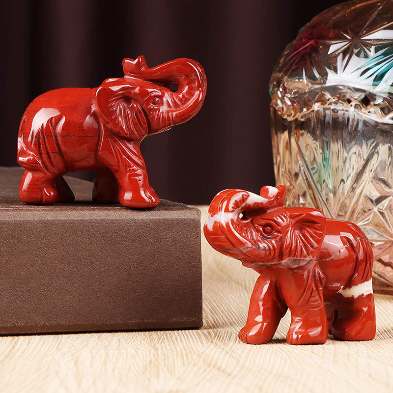 2" Crystal Elephant Statue SmqartCrystal