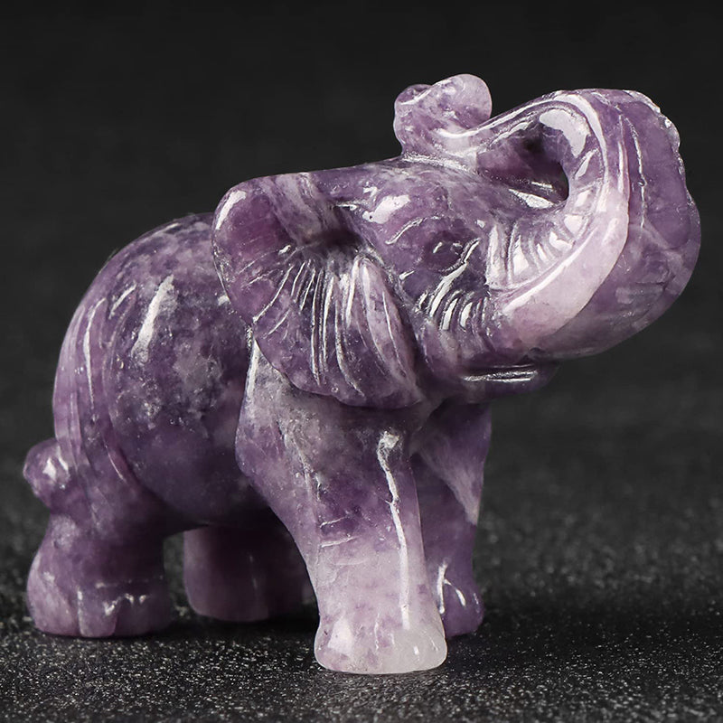 2" Crystal Elephant Statue SmqartCrystal