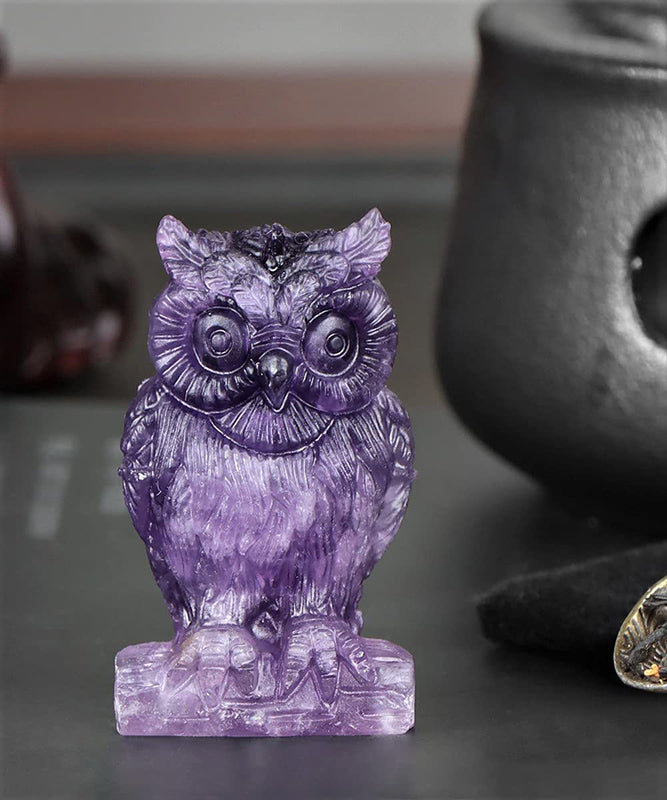 2" Crystal owl figurine SmqartCrystal